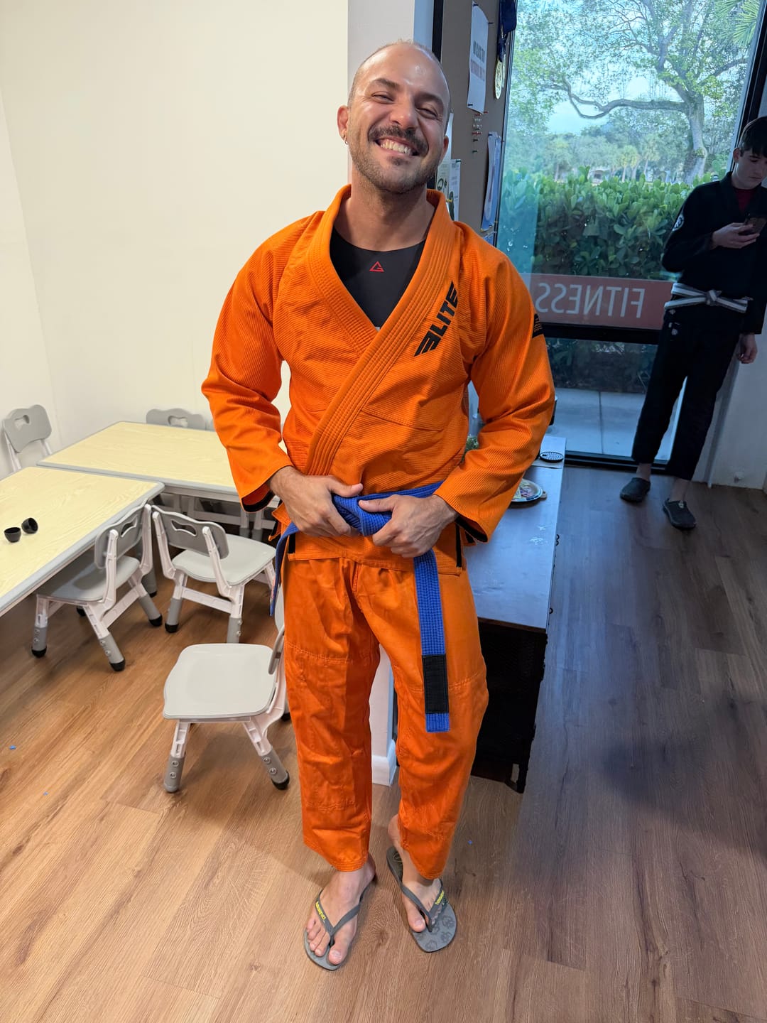 Customer photo review of Core Orange Brazilian Jiu Jitsu Mens BJJ Gi