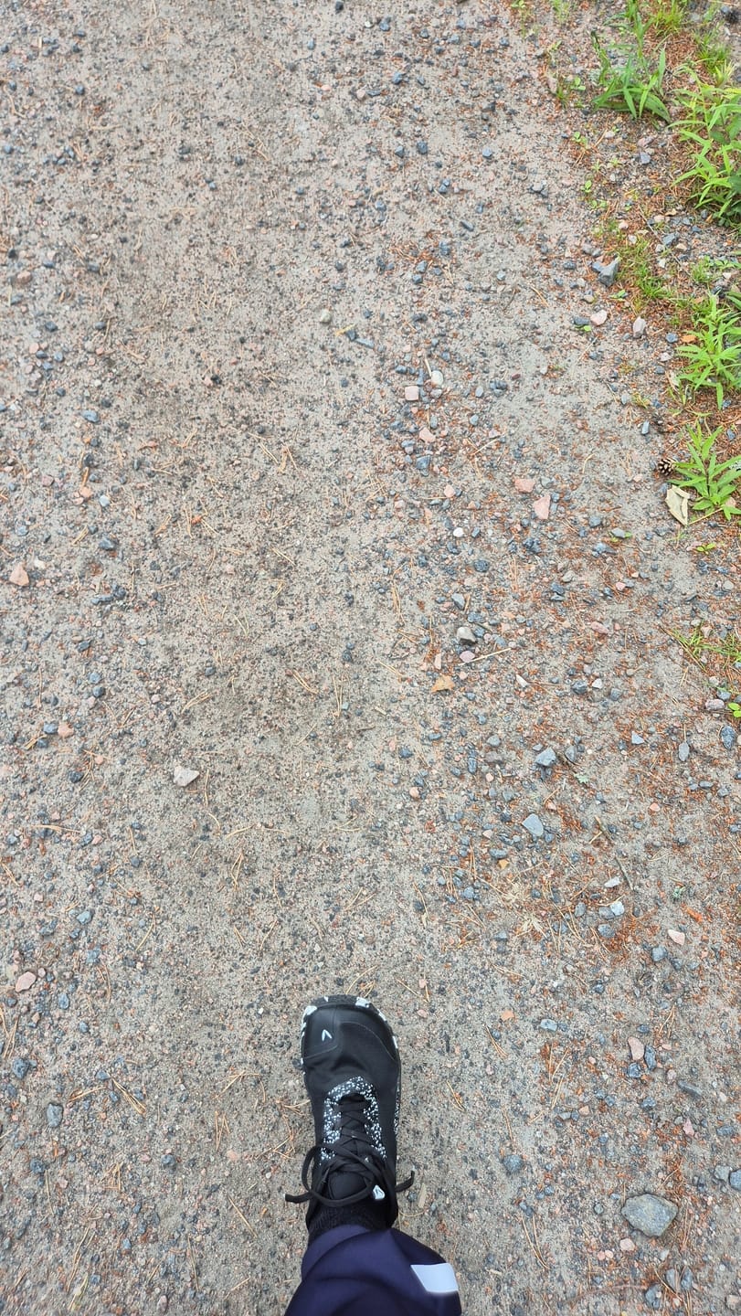 Customer photo review of Vaistoa Lento | Barefoot Running Shoes