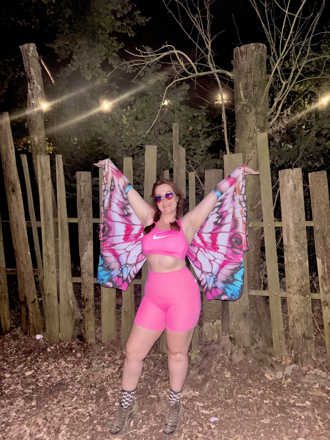 Customer photo review of Butterfly Kiss Mesh Wings