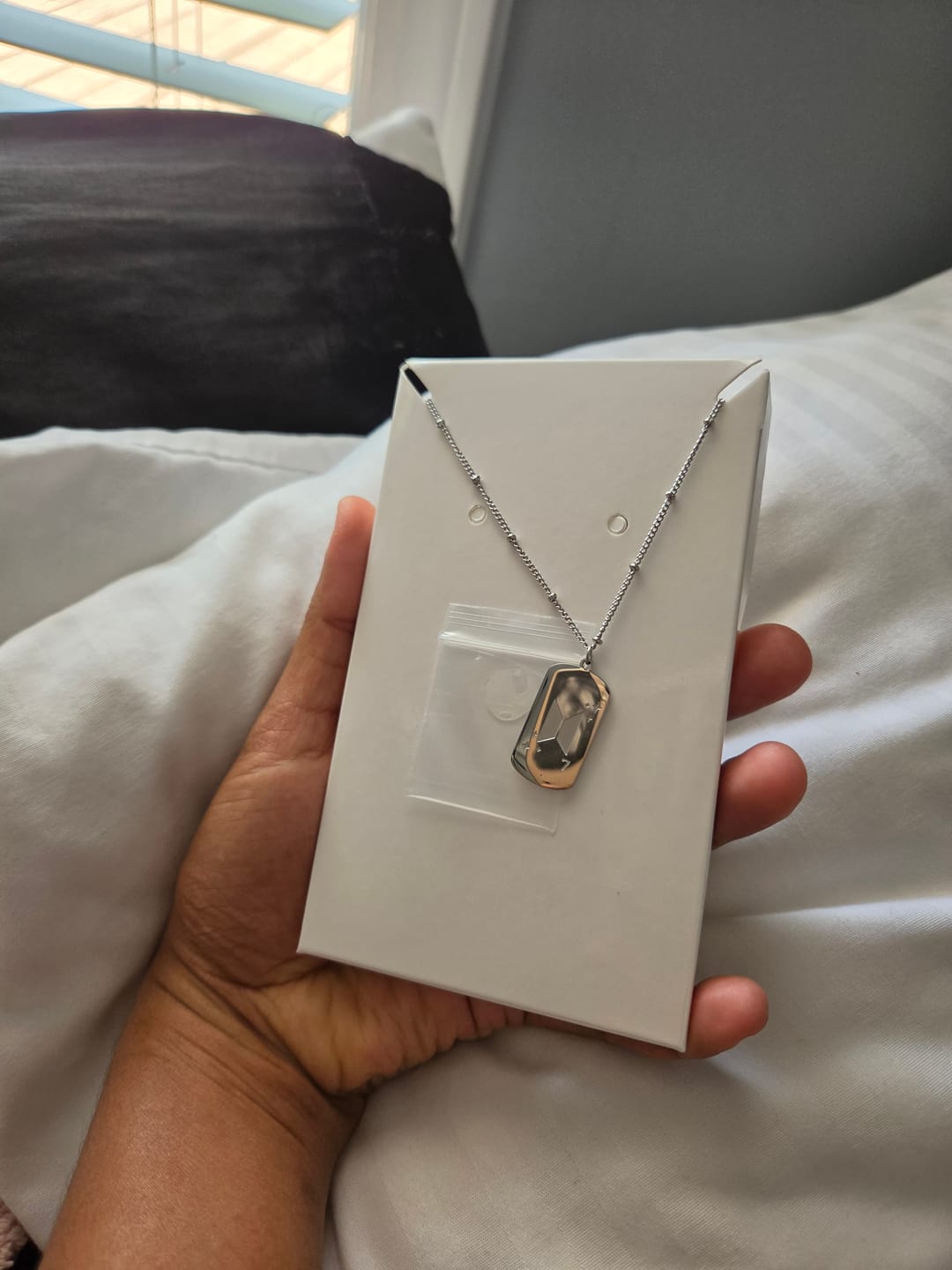 Customer photo review of Army Dog Tag Necklace