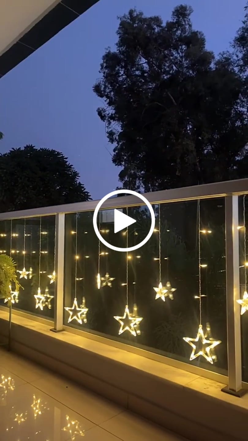 Customer video review of Pisca Pisca Cascata de Natal Estrela 3m 110V
