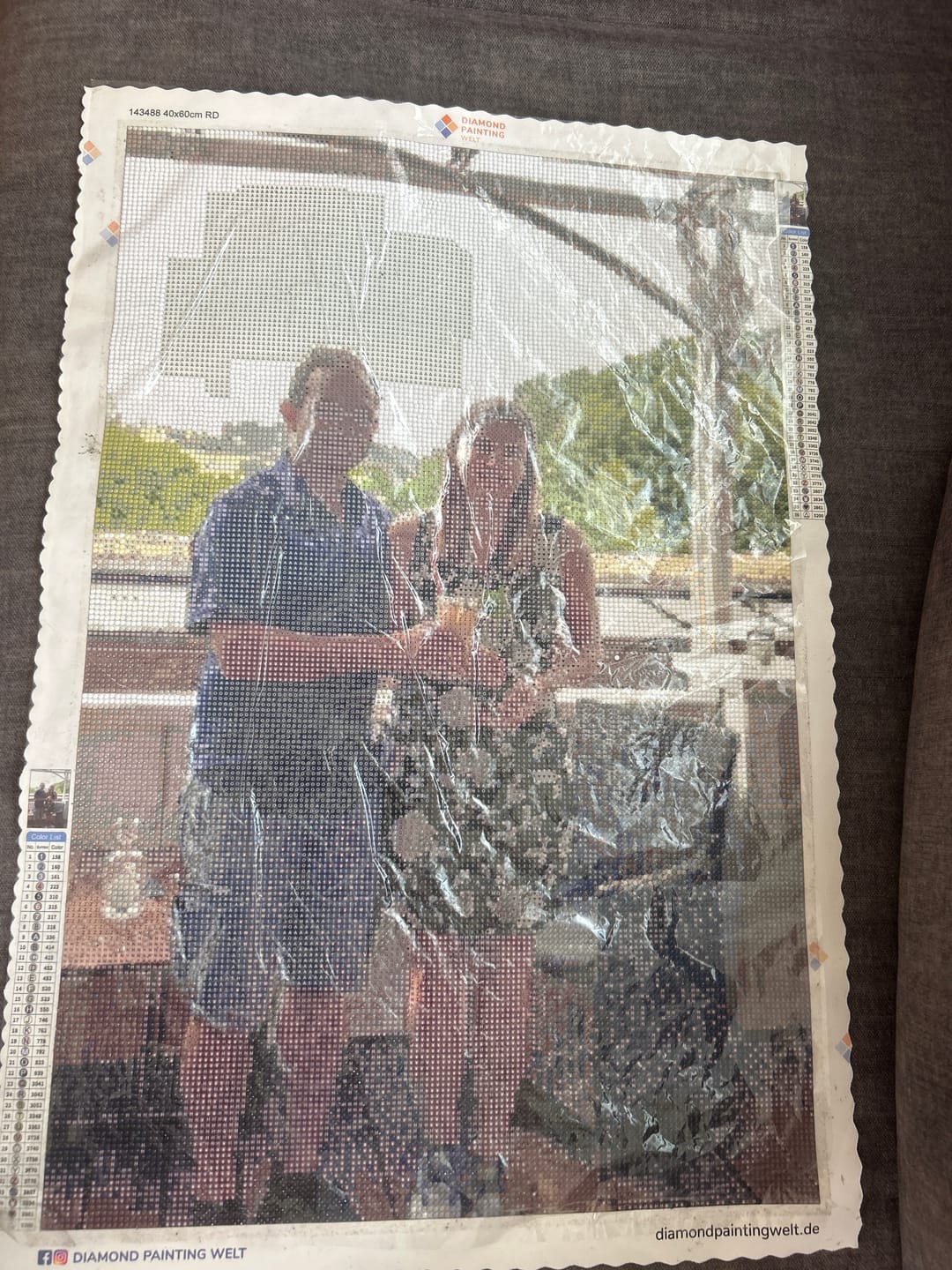 Customer photo review of Diamond Painting eigenes Bild