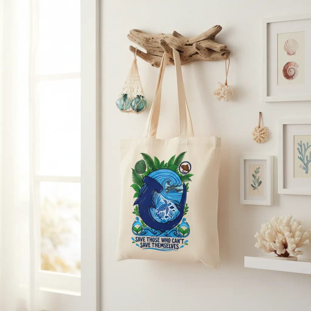Customer photo review of Wrapzy Fish Canvas Tote Bag