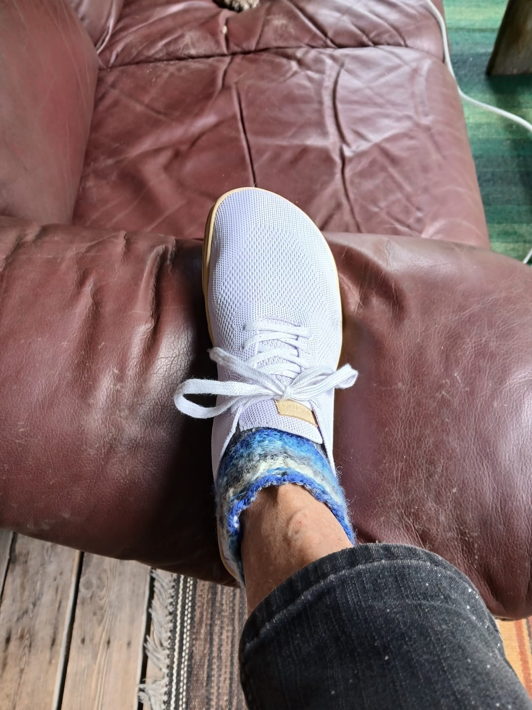 Customer photo review of Vaistoa Iloa | Knitted Barefoot Sneakers