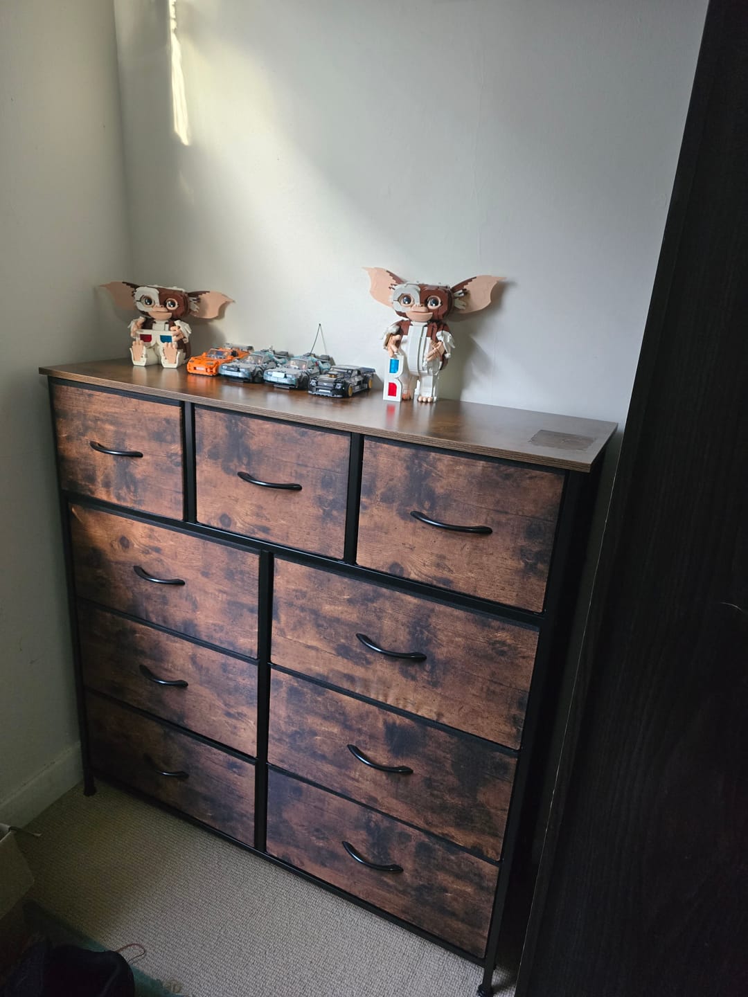 Customer photo review of Rustic Multi-Drawer Tallboy Chest of Drawers