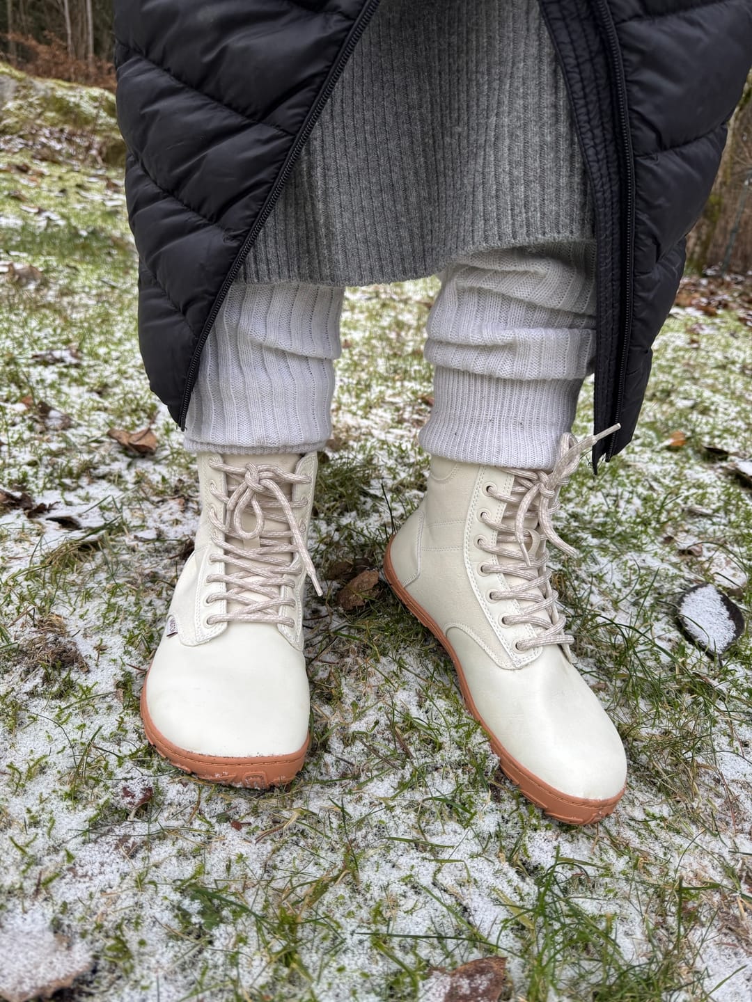 Customer photo review of Vaistoa Hurmos 2 | Casual Winter Barefoot Boots