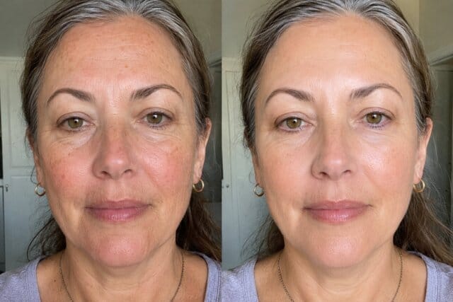 Customer photo review of Korea 2 in 1  Color Changing Foundation Stick