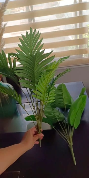 Customer photo review of Outdoor Artificial Green Plants