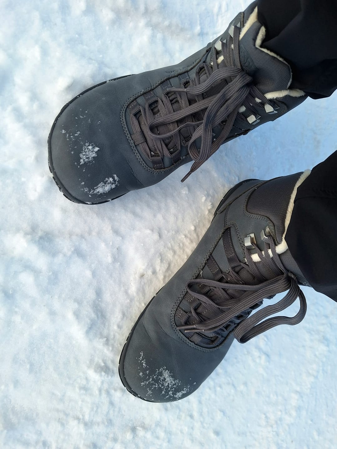 Customer photo review of Vaistoa Uoma 3 | Winter Barefoot Trekking Boots