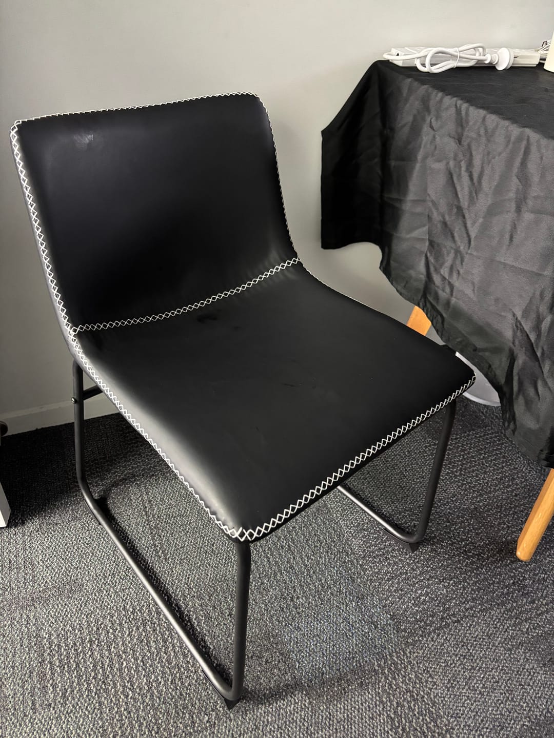 Customer photo review of Adele Dining Chairs - Black (Set of 2)