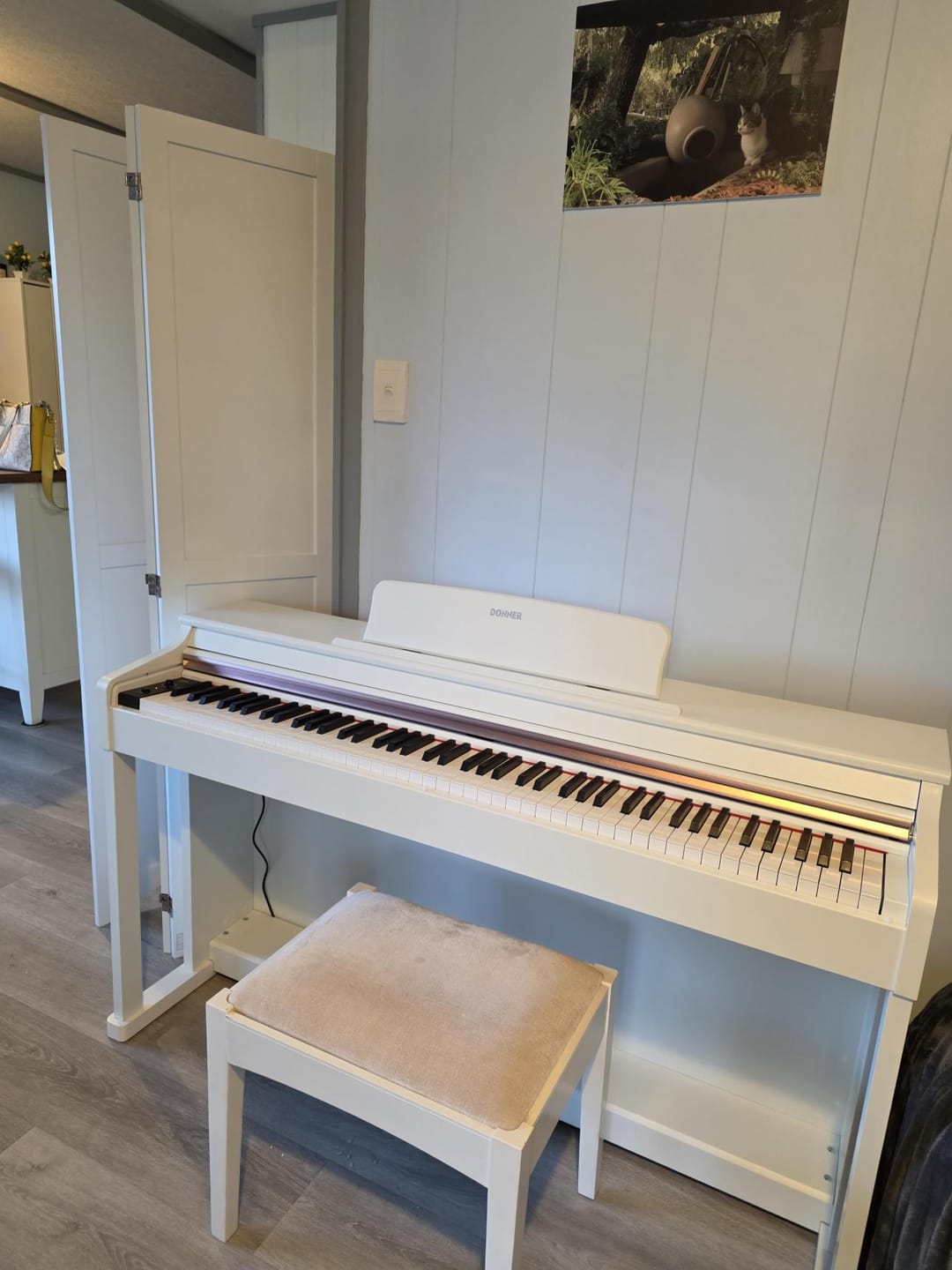 Customer photo review of Donner DDP-100 Fully Weighted Digital Piano