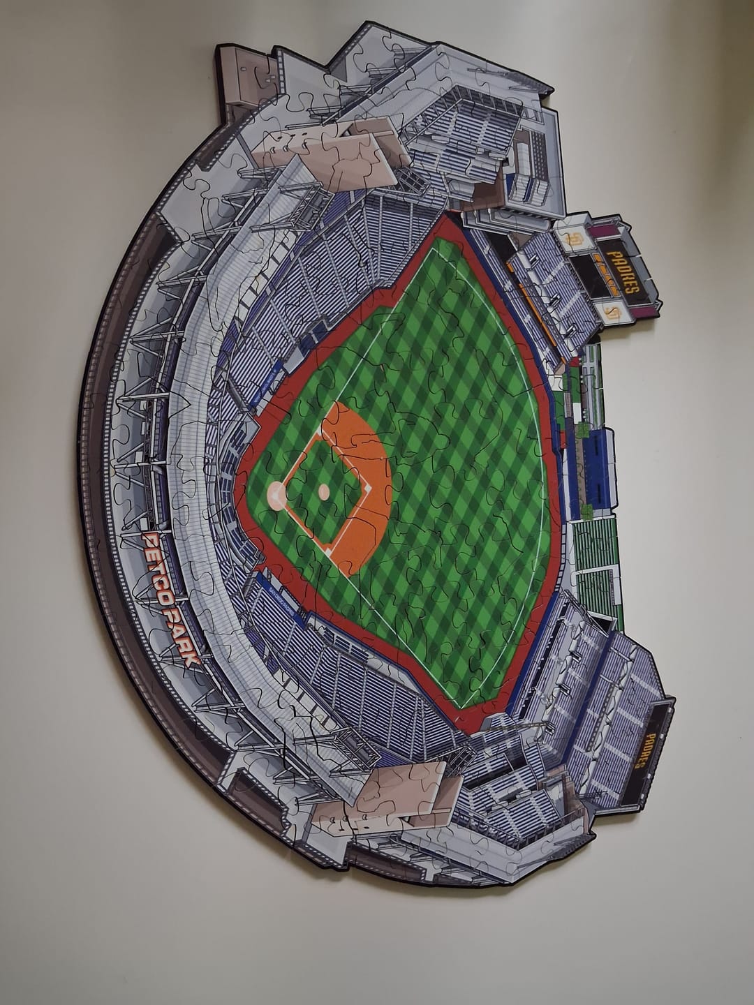 Customer photo review of San Diego Padres™ Petco Park - Holzpuzzle
