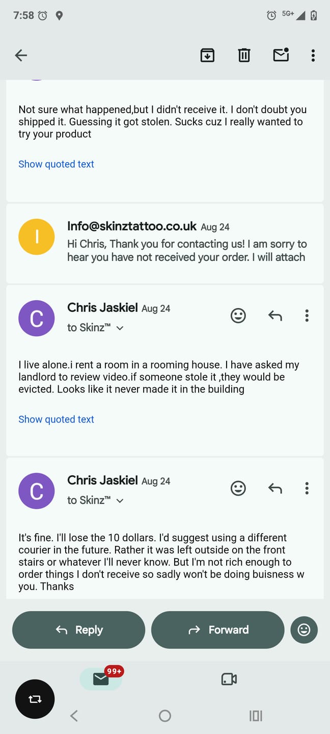 Customer photo review of FREE SHEET | Enter The SKINZ Competition $200 | Link In Description