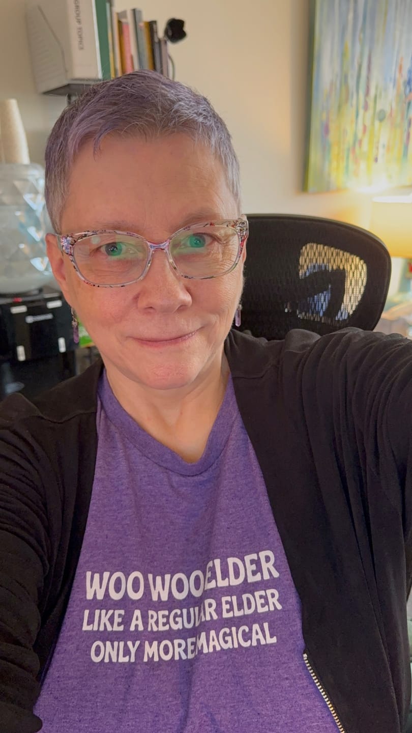 Customer photo review of Woo Woo Elder Tee