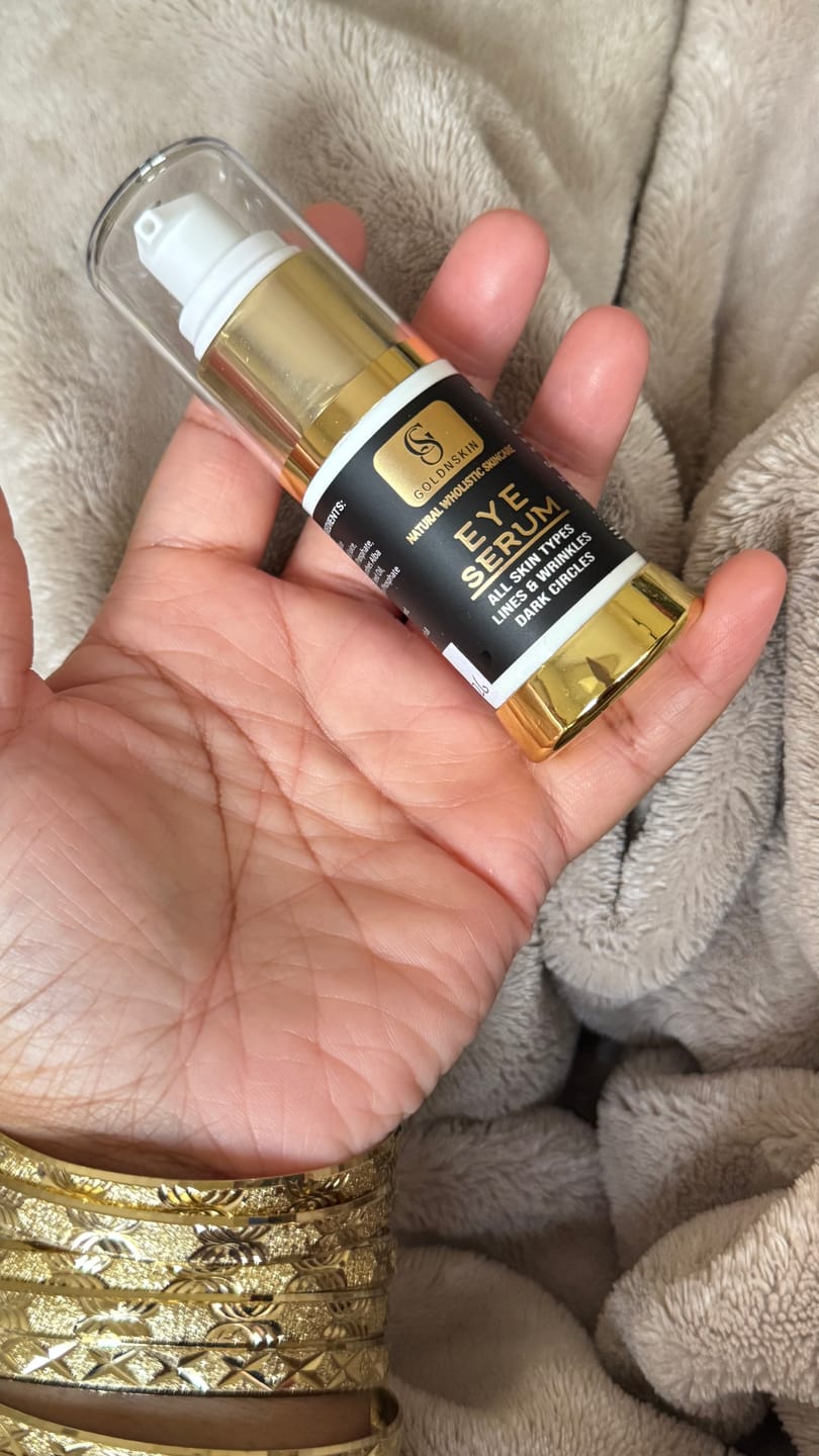 Customer photo review of Goldnskin Eye Serum