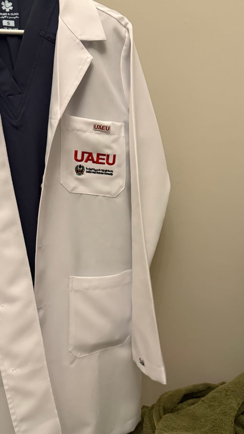 Customer photo review of UAE University Logo Pin