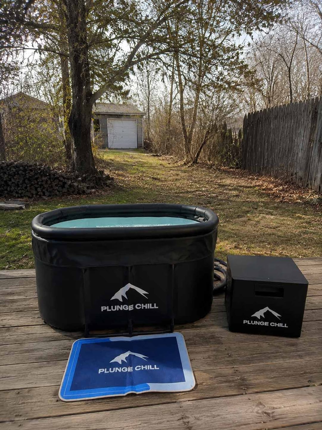 Customer photo review of Cold Plunge Chiller + Tub (MAX)
