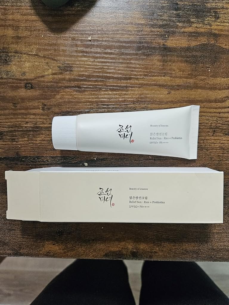 Customer photo review of Pack of Two - Beauty of Joseon Relief Sun: Rice + Probiotics