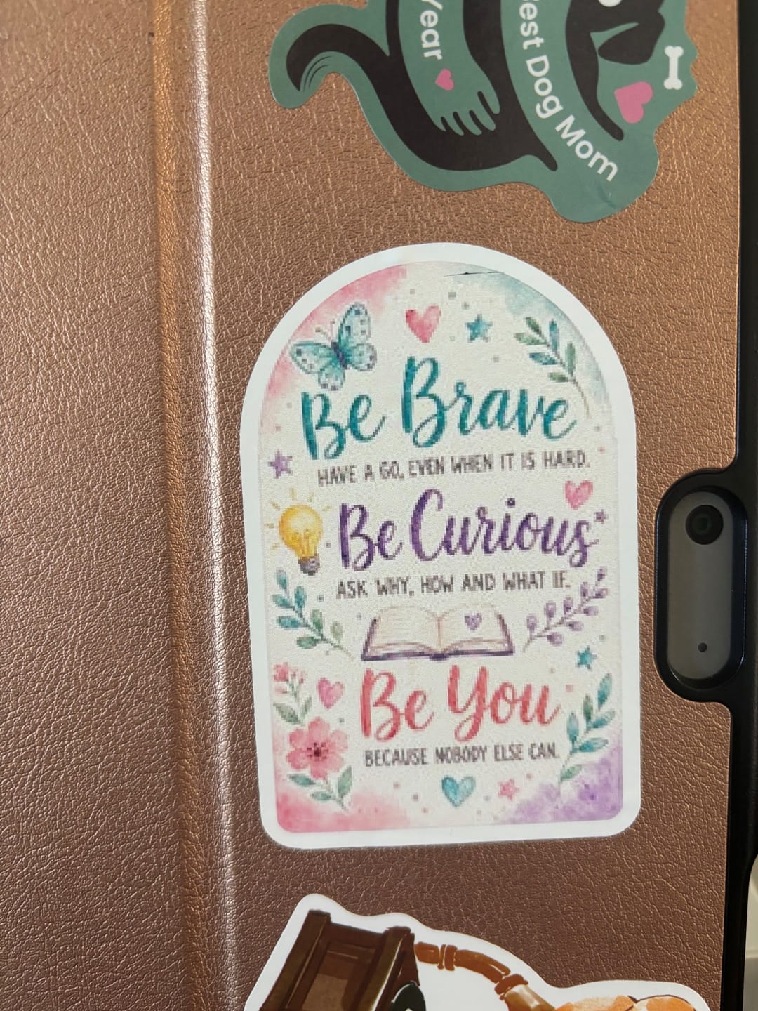 Customer photo review of Custom Die Cut Stickers