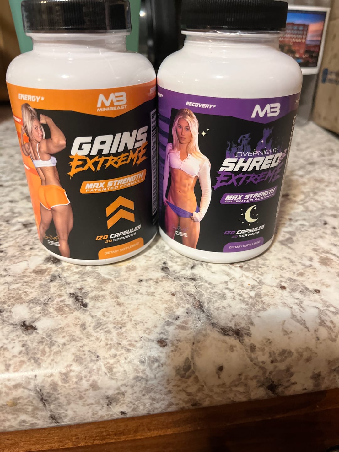 Customer photo review of Gains Extreme (Muscle Builder)