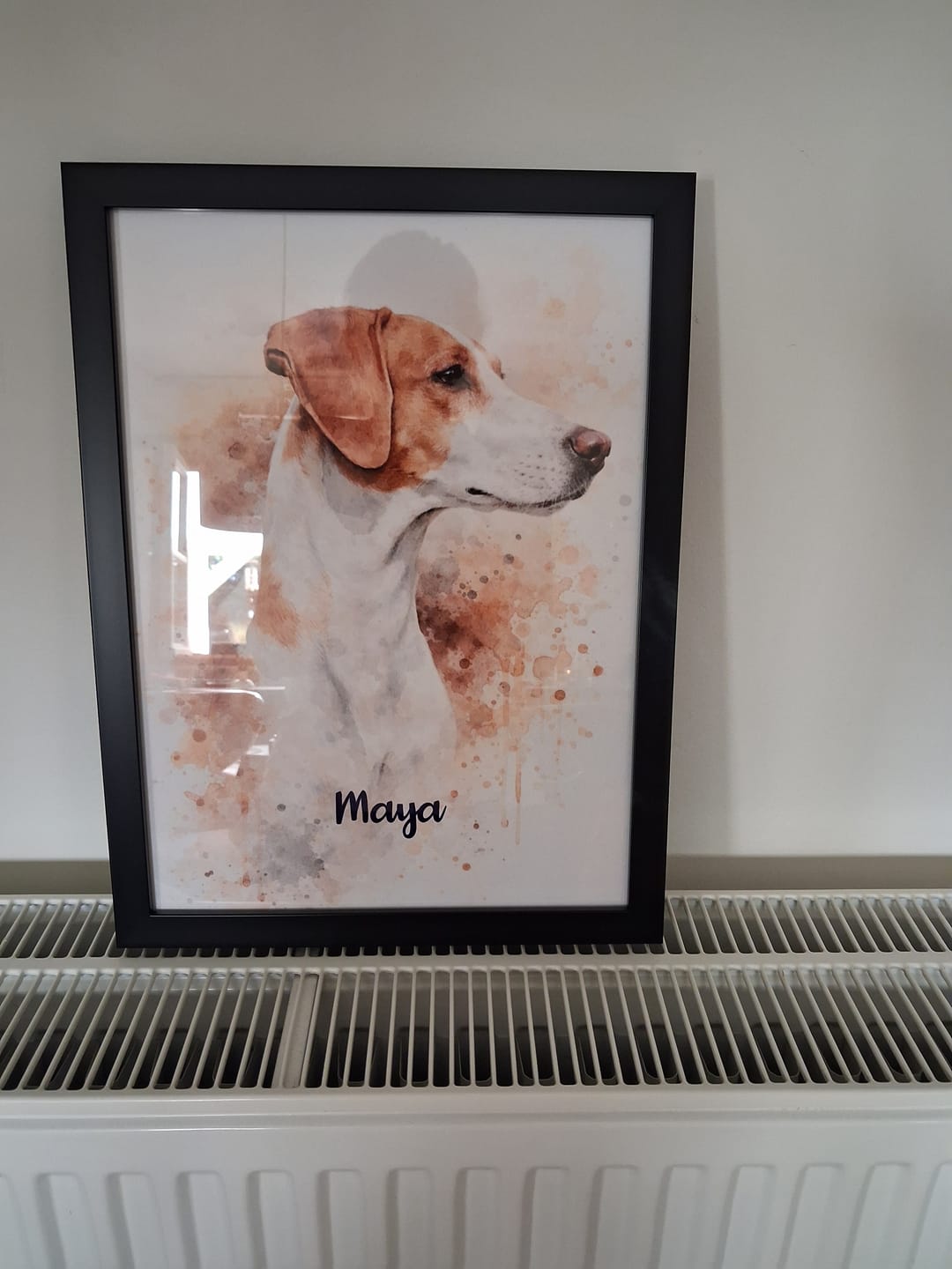 Customer photo review of Realistisch Aquarelportret - Gepersonaliseerde Poster