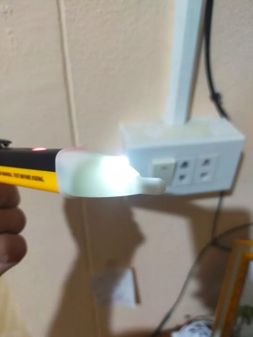 Customer photo review of ReVolt® Non-Contact Voltage Tester
