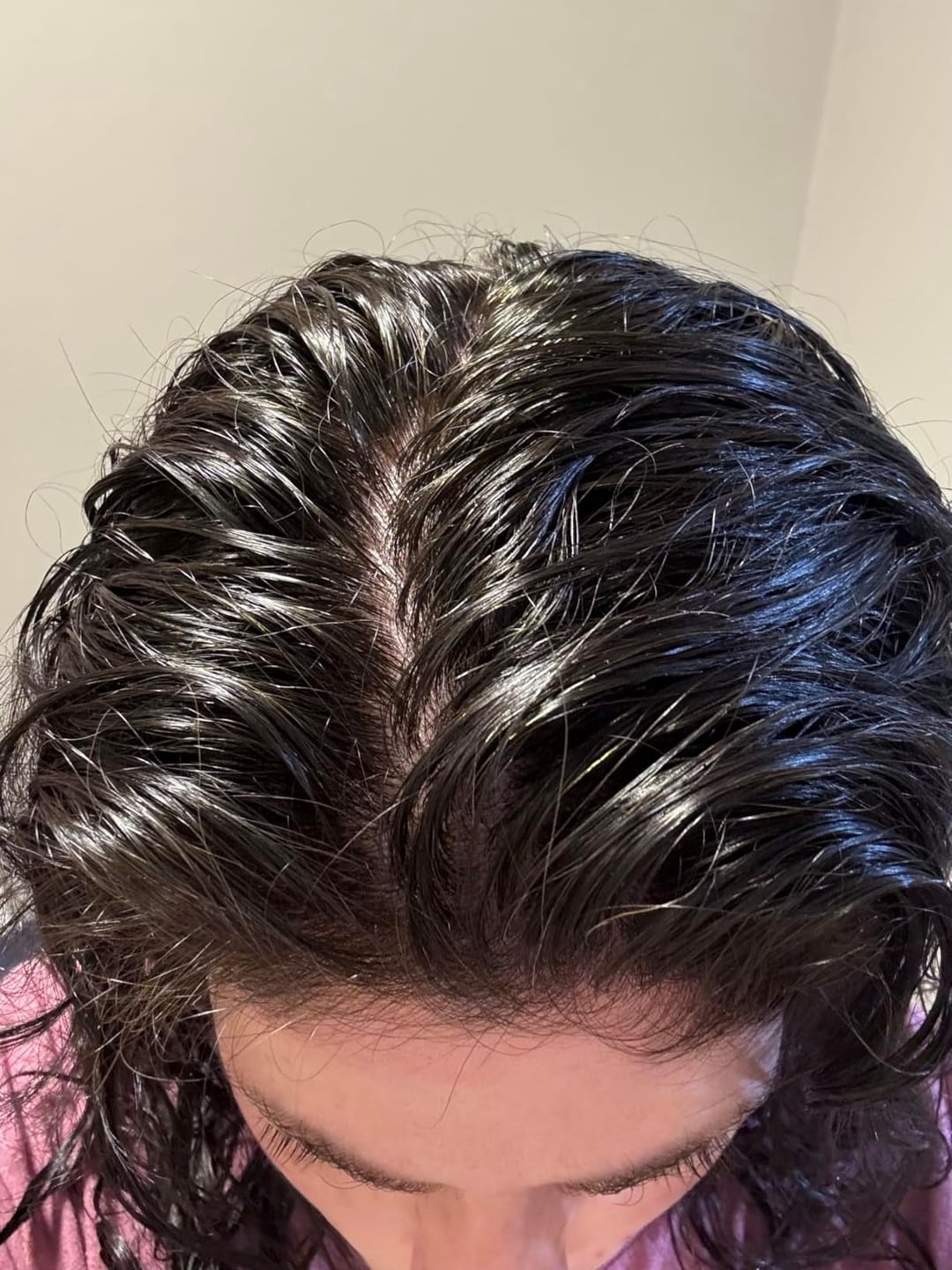 Customer photo review of Nutri Glow Organic Indigo Powder