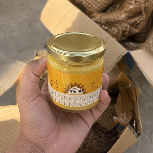 Customer photo review of Pooja Ghee