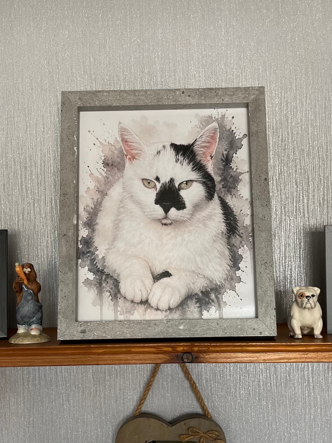 Customer photo review of Watercolour Realistic Portrait - Personalised Poster