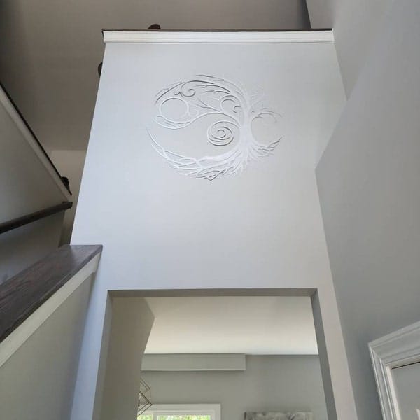 Customer photo review of Psalm 91 Metal Wall Art - God Is My Fortress Circle