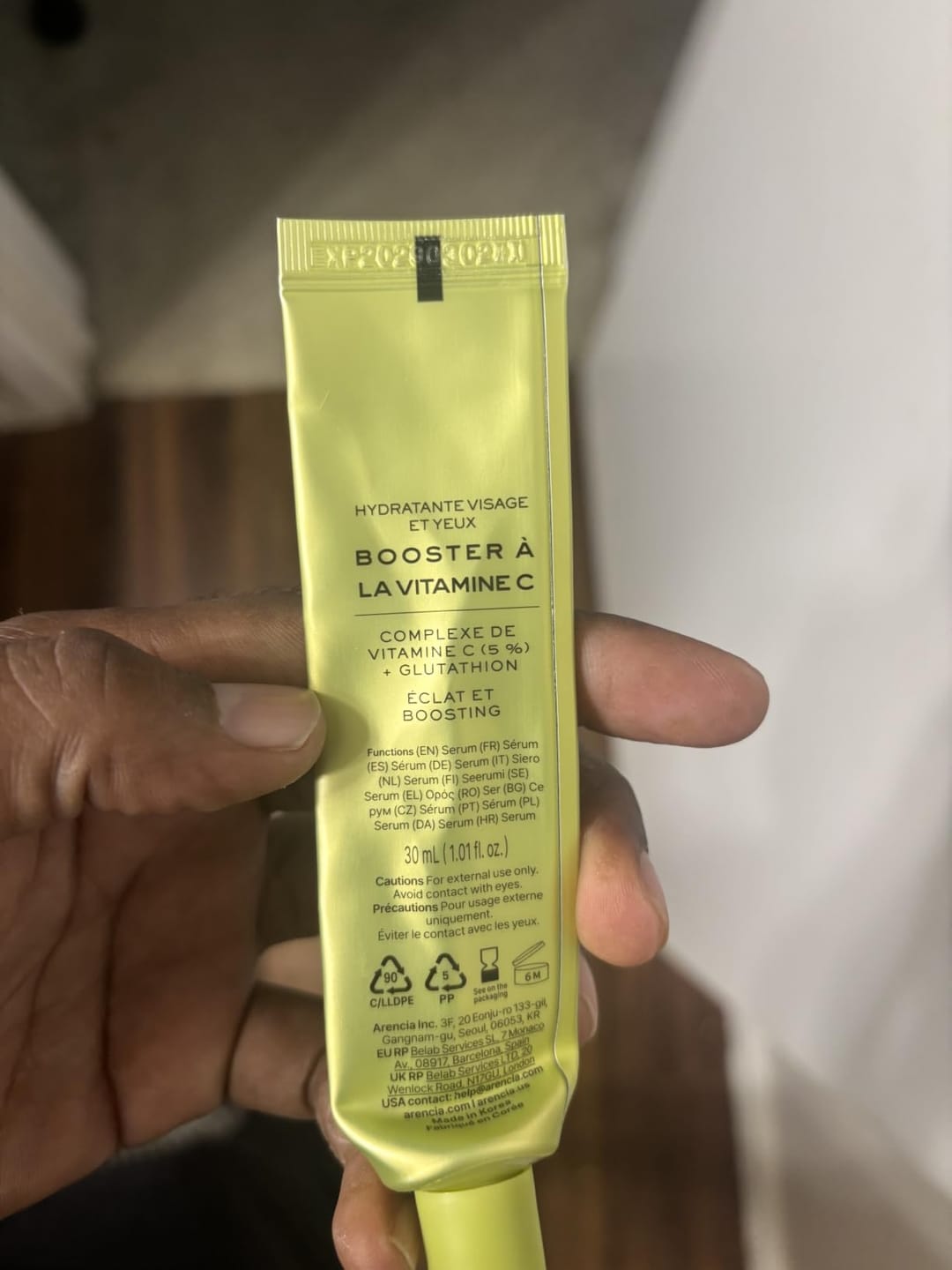 Customer photo review of Original Arencia Vitamin C Booster Shot 30ml