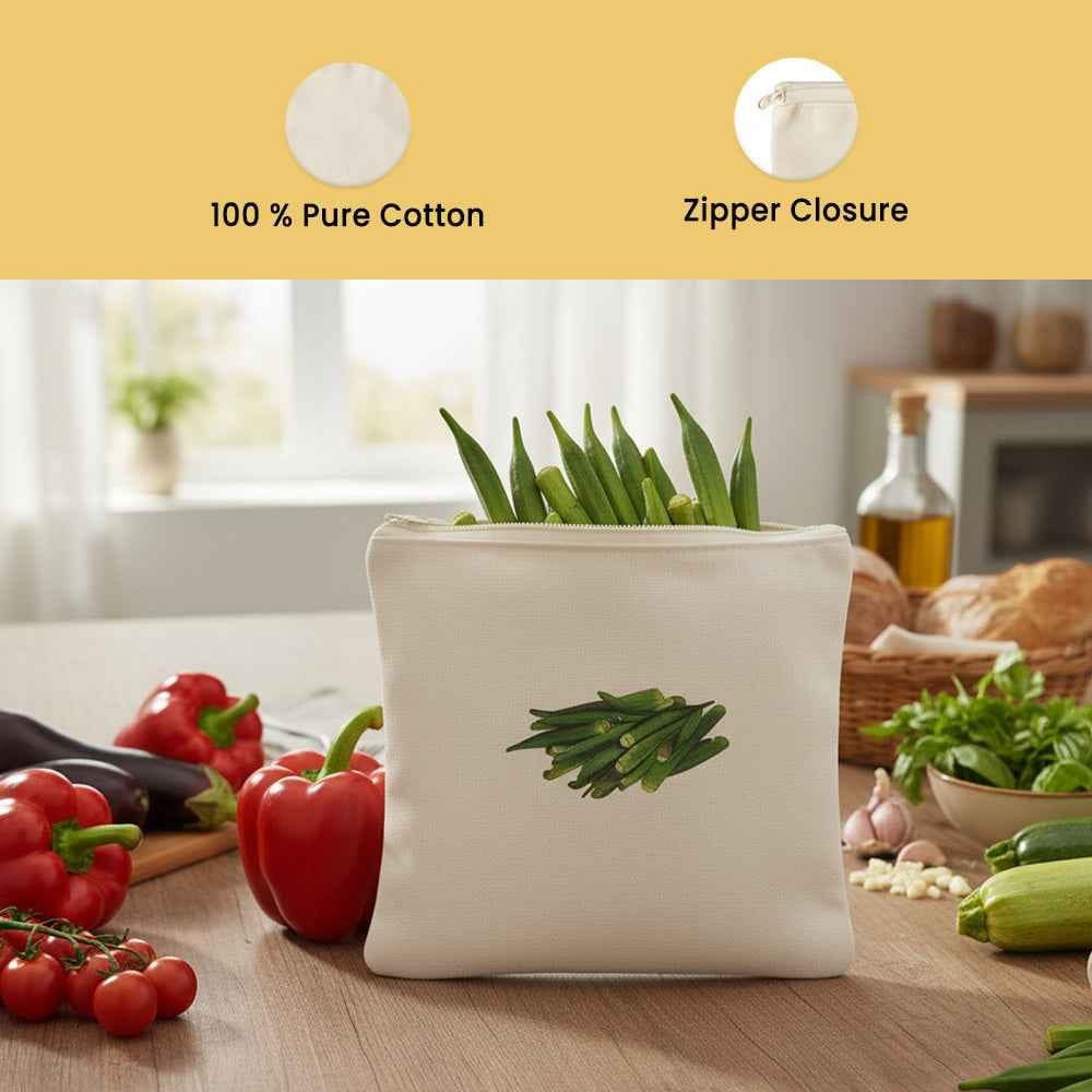 Customer photo review of Wrapzy Cotton Vegetable Bags