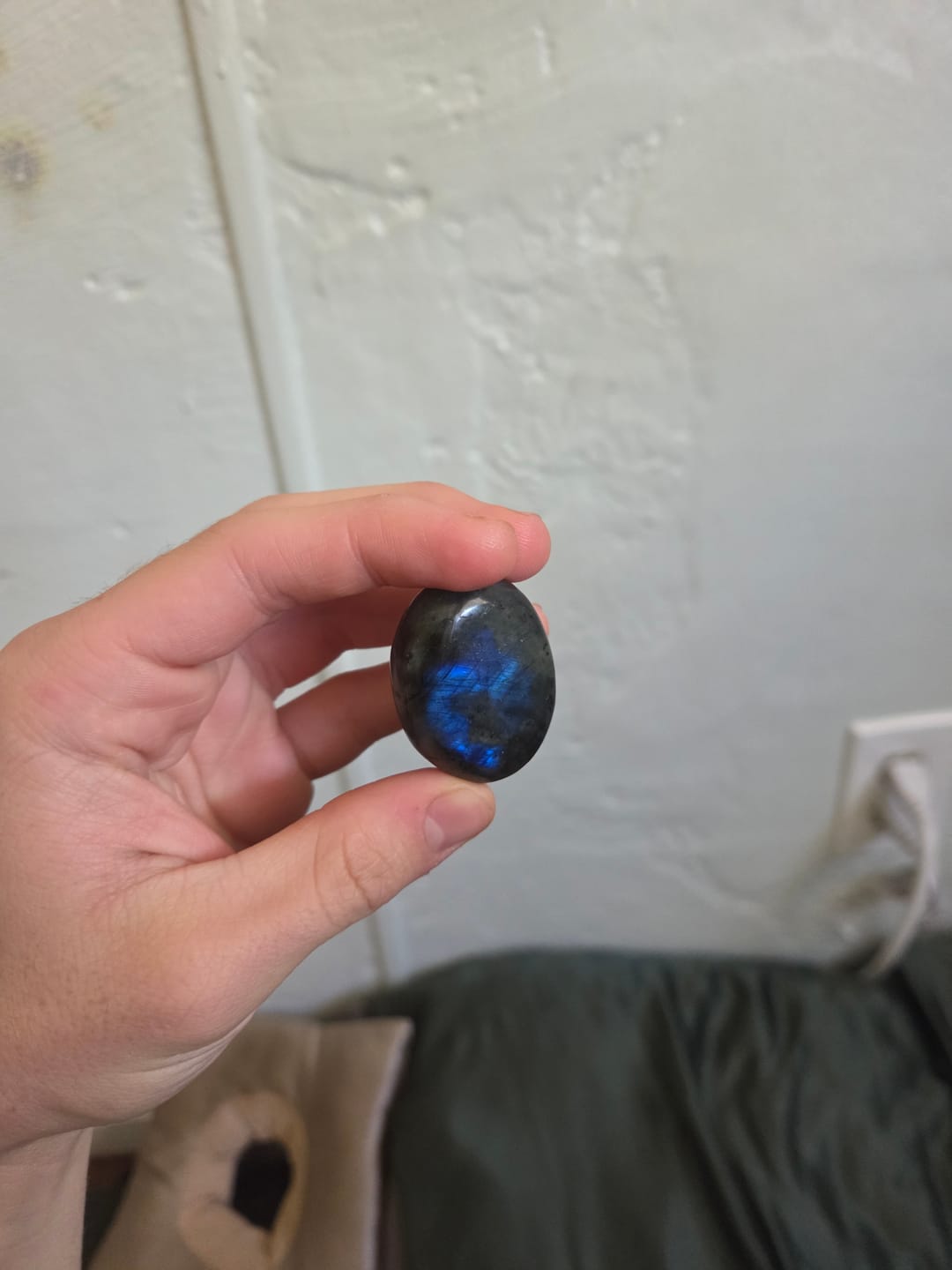 Customer photo review of Labradorite Pocket Stone