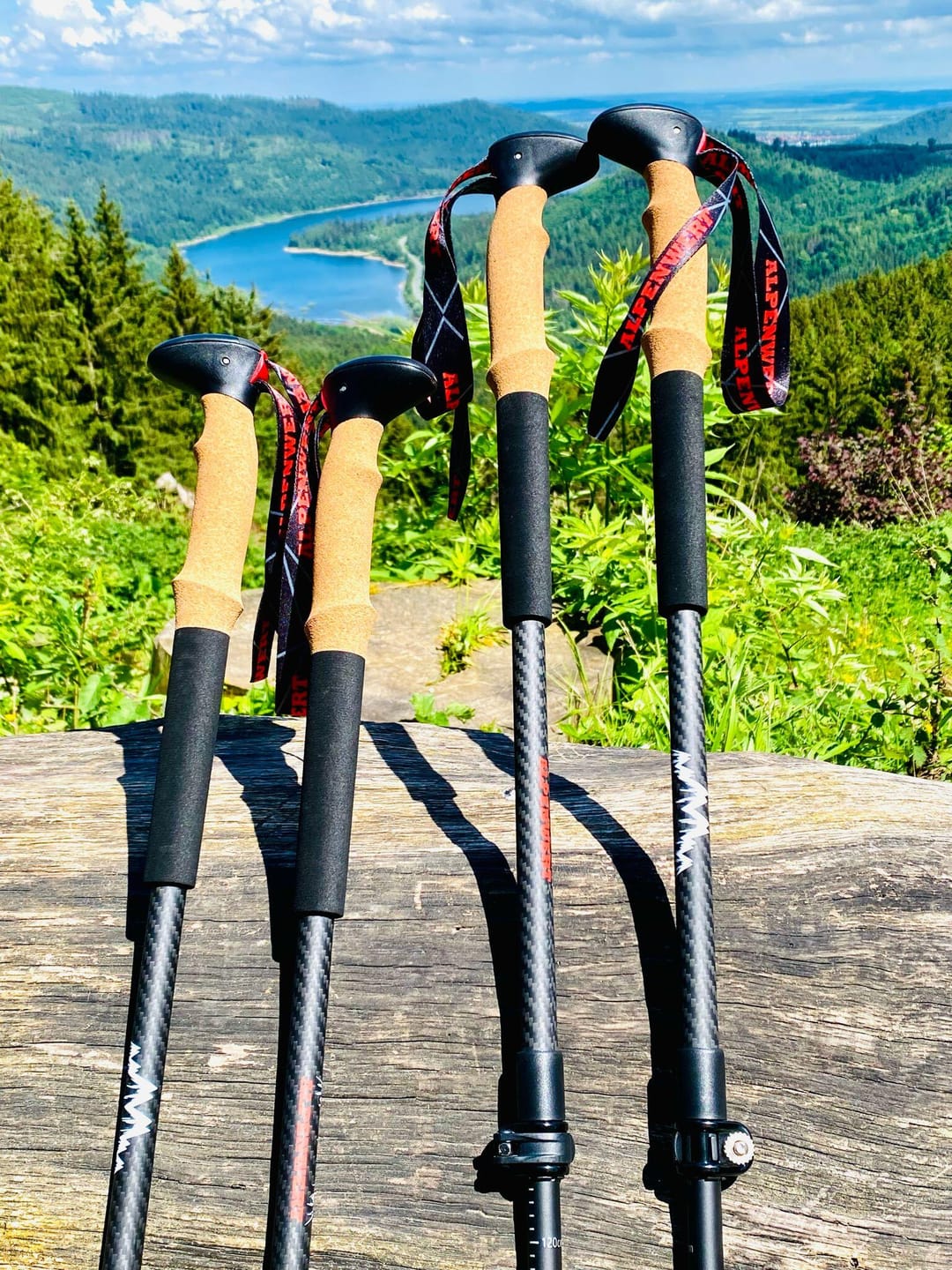 Customer photo review of Teleskop Wanderstöcke