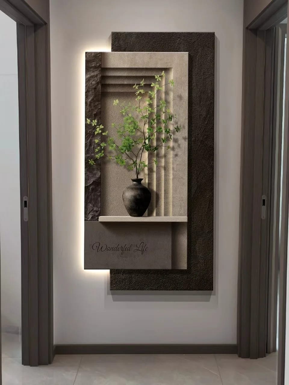 Customer photo review of Sensor Plant Entrance Lamp
