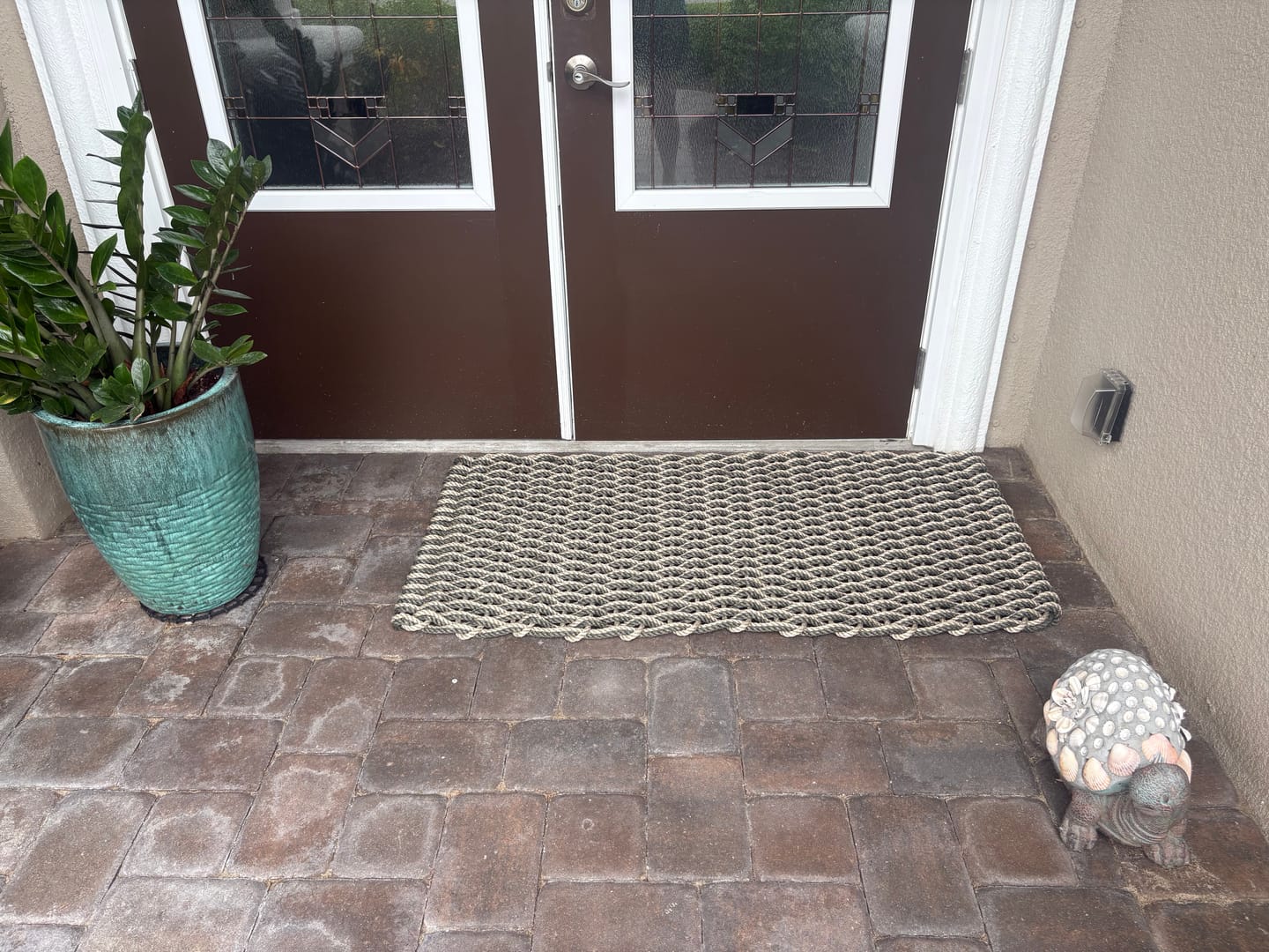 Customer photo review of Sand + Forest Doormat