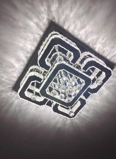 Customer photo review of Crystal LED Chandelier