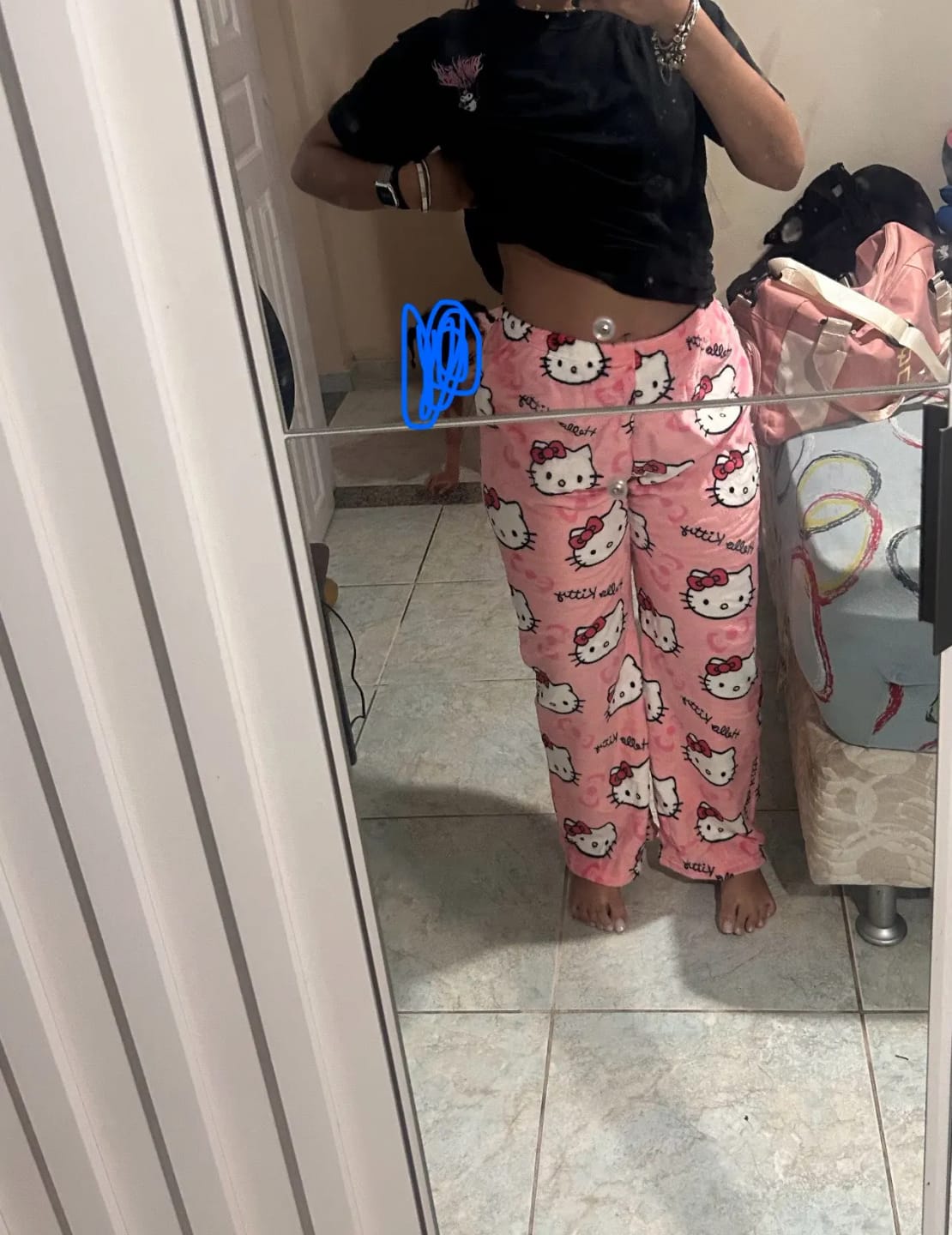 Customer photo review of Kitty Dream Pants