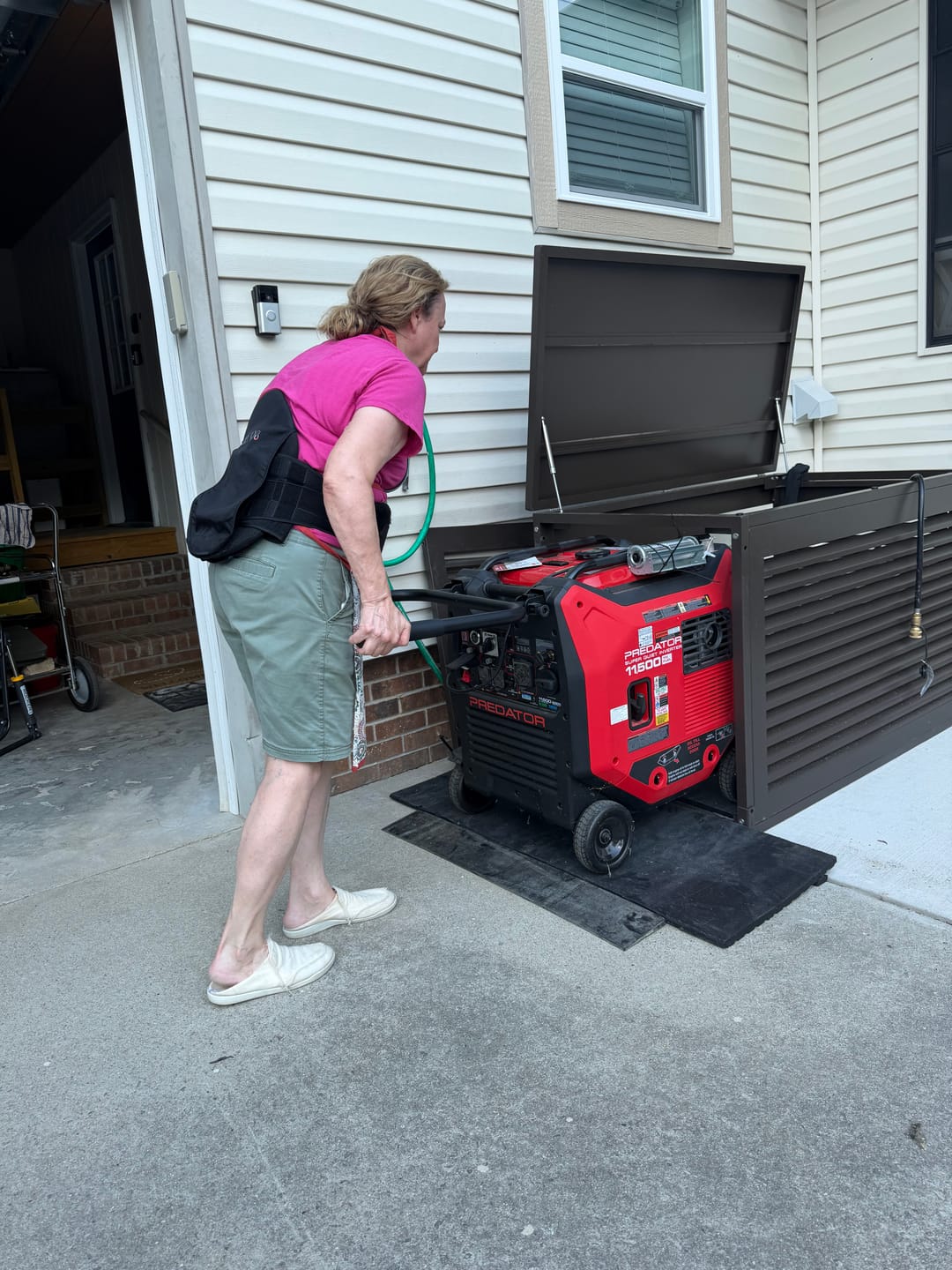 Customer photo review of Home Generator Cover