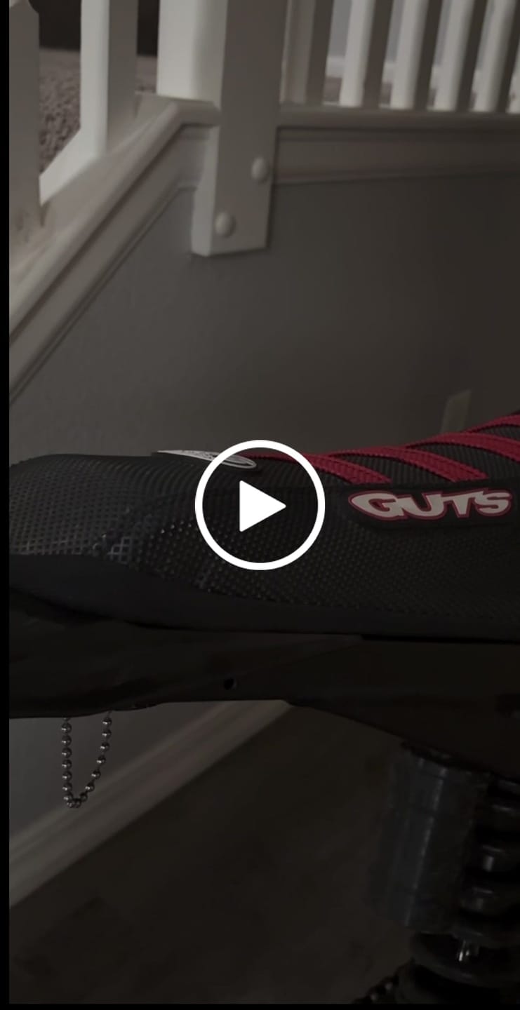 Customer video review of Glossy Motocutz Style Front Plate