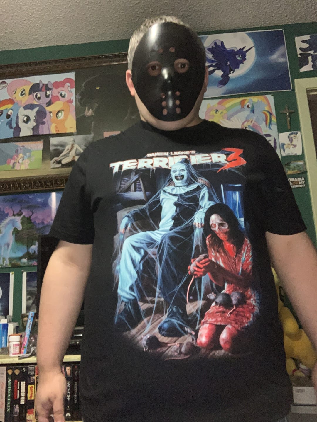 Customer photo review of Terrifier 3 Terrors In The Attic T-Shirt