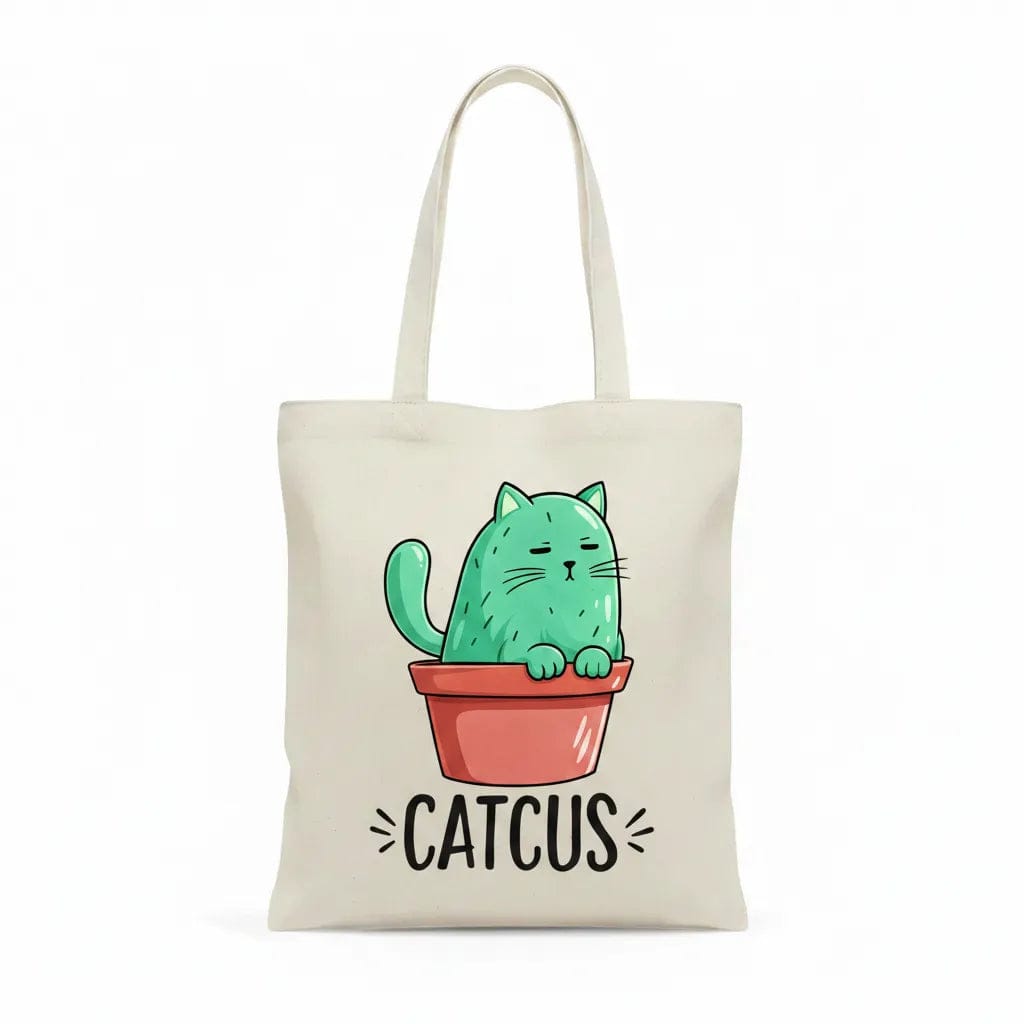 Customer photo review of Wrapzy Cactus Canvas Tote Bag