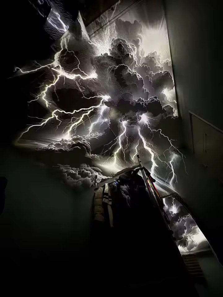 Customer photo review of LED Sternenhimmel Projektor Kinderzimmer | Galaxie Nachtlicht dimmbar magisch