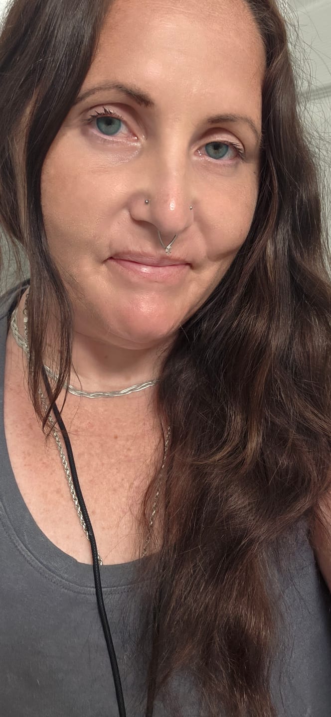 Customer photo review of Polar Light Blue Prescription Colored Contact Lenses