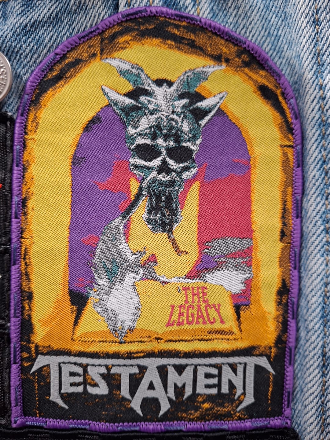 Customer photo review of Testament - The Legacy - Patch