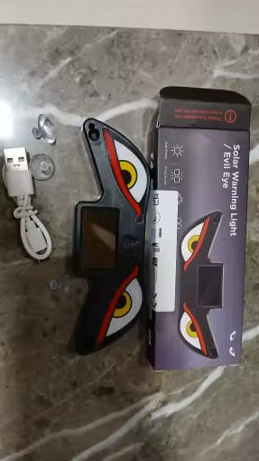 Customer photo review of Autron™ Güneş Enerjili Şeytan Gözü LED Araba Cam Lambası