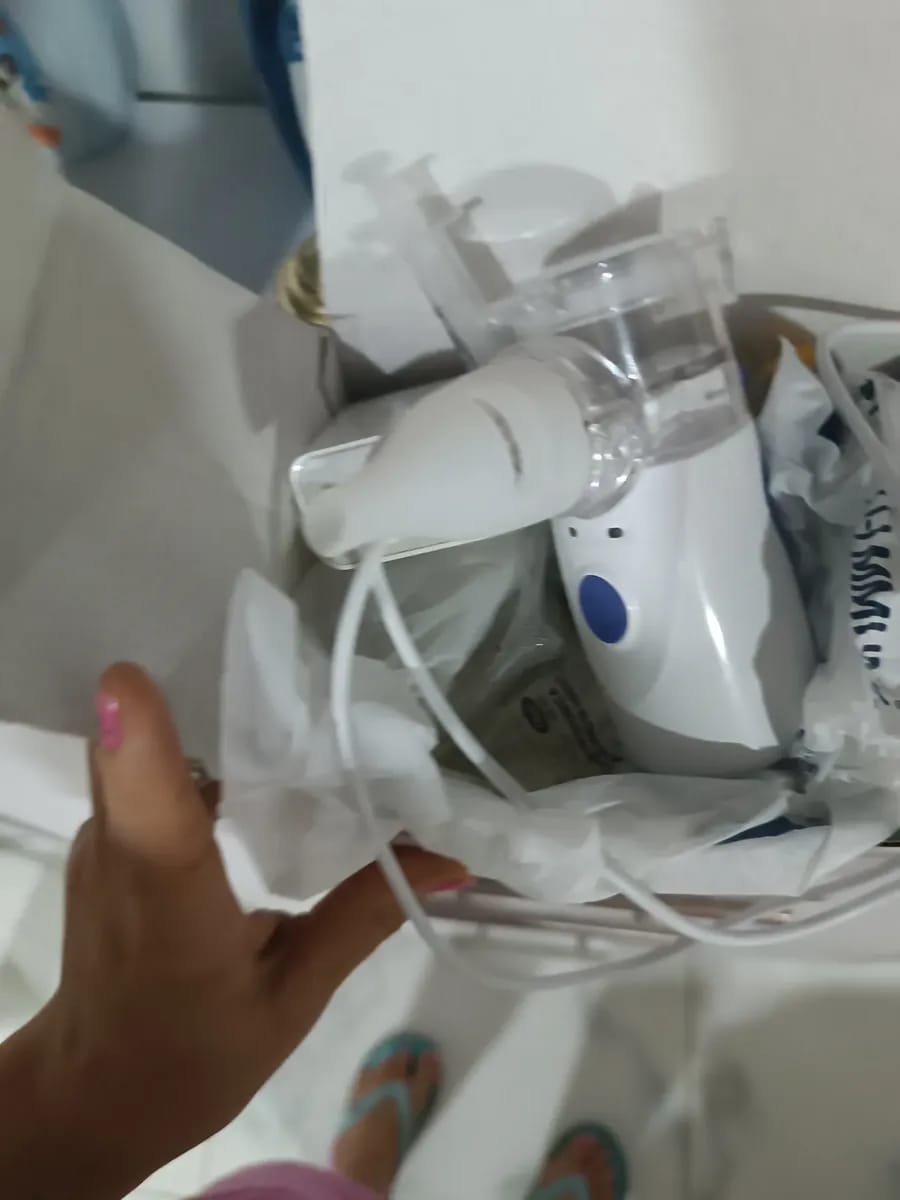 Customer photo review of Nebulizador Portátil Recargable Alivia la Tos y Congestión en Casa 🫁