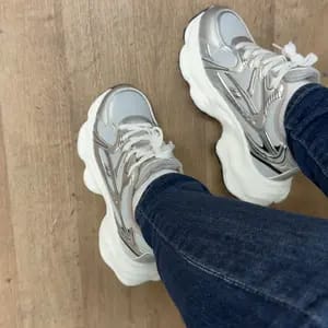 Customer photo review of Women's Metallic Mesh Steel Toe Safety Work Sneaker(2 Colors)