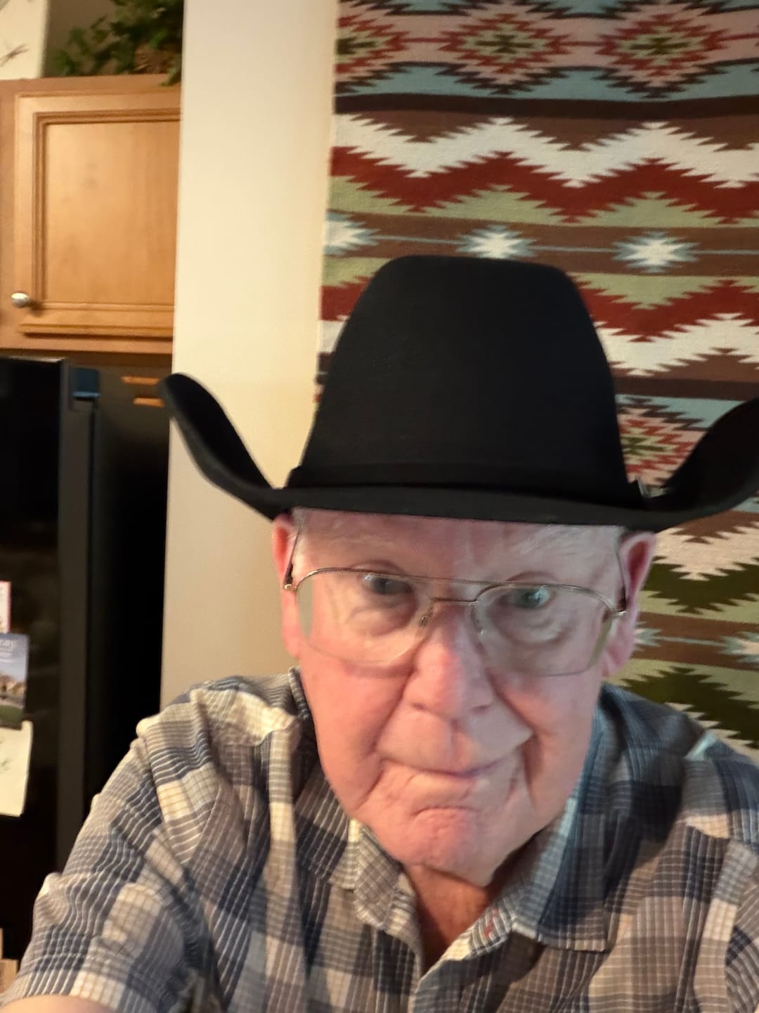 Customer photo review of The Cash – Black Western Cowboy Hat | Sleek Satin-Lined Cattleman | Elegant Modern Cowboy Style for Men