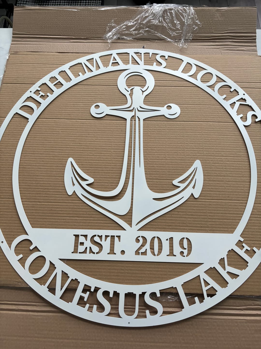 Customer photo review of Anchor Sign